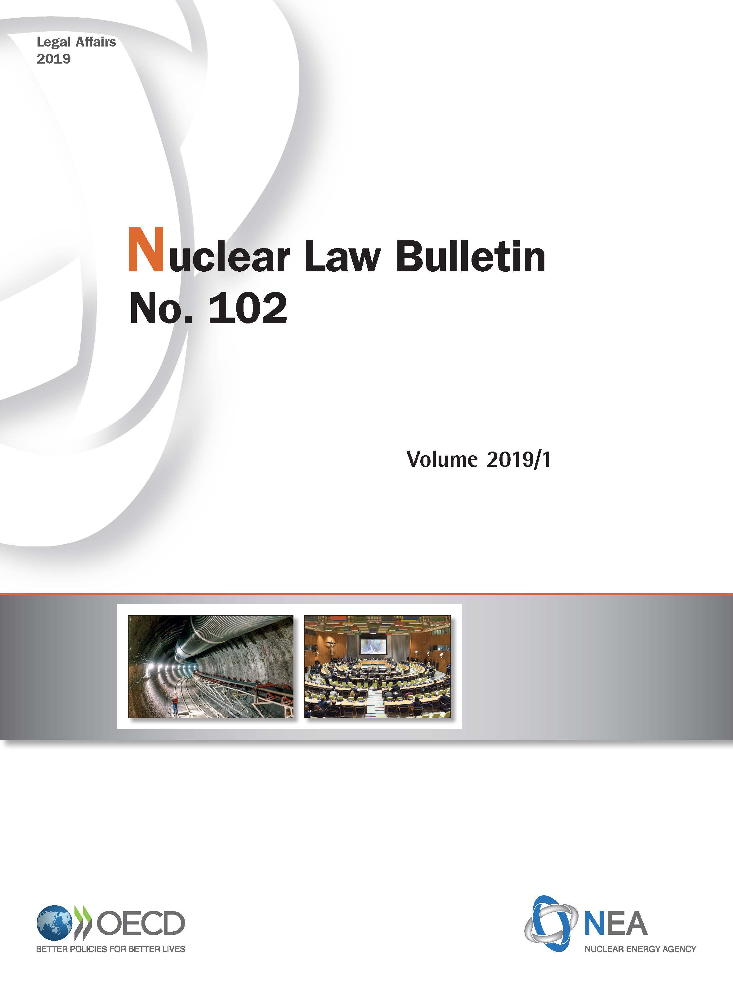 Nuclear Law Bulletin No. 102 – Volume 2019/1 – Cover